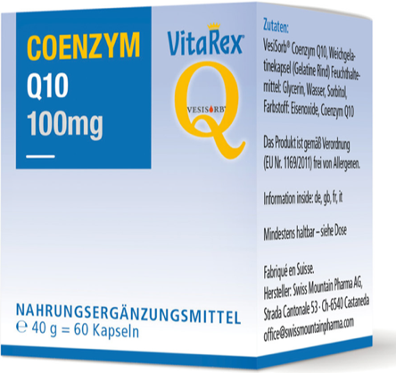 Coenzym Q10 100mg, Vesisorb Technologie, 60 Kapseln