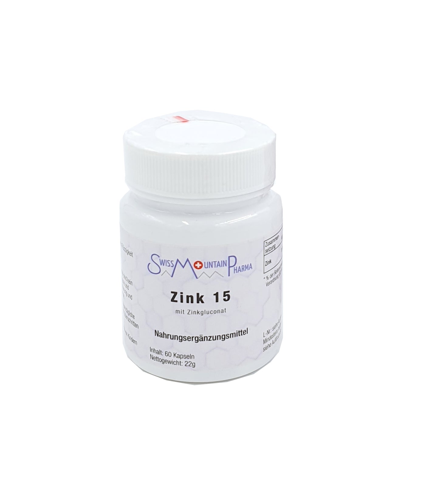 Zink 15mg + Folat Nahrungsergänzungsmittel